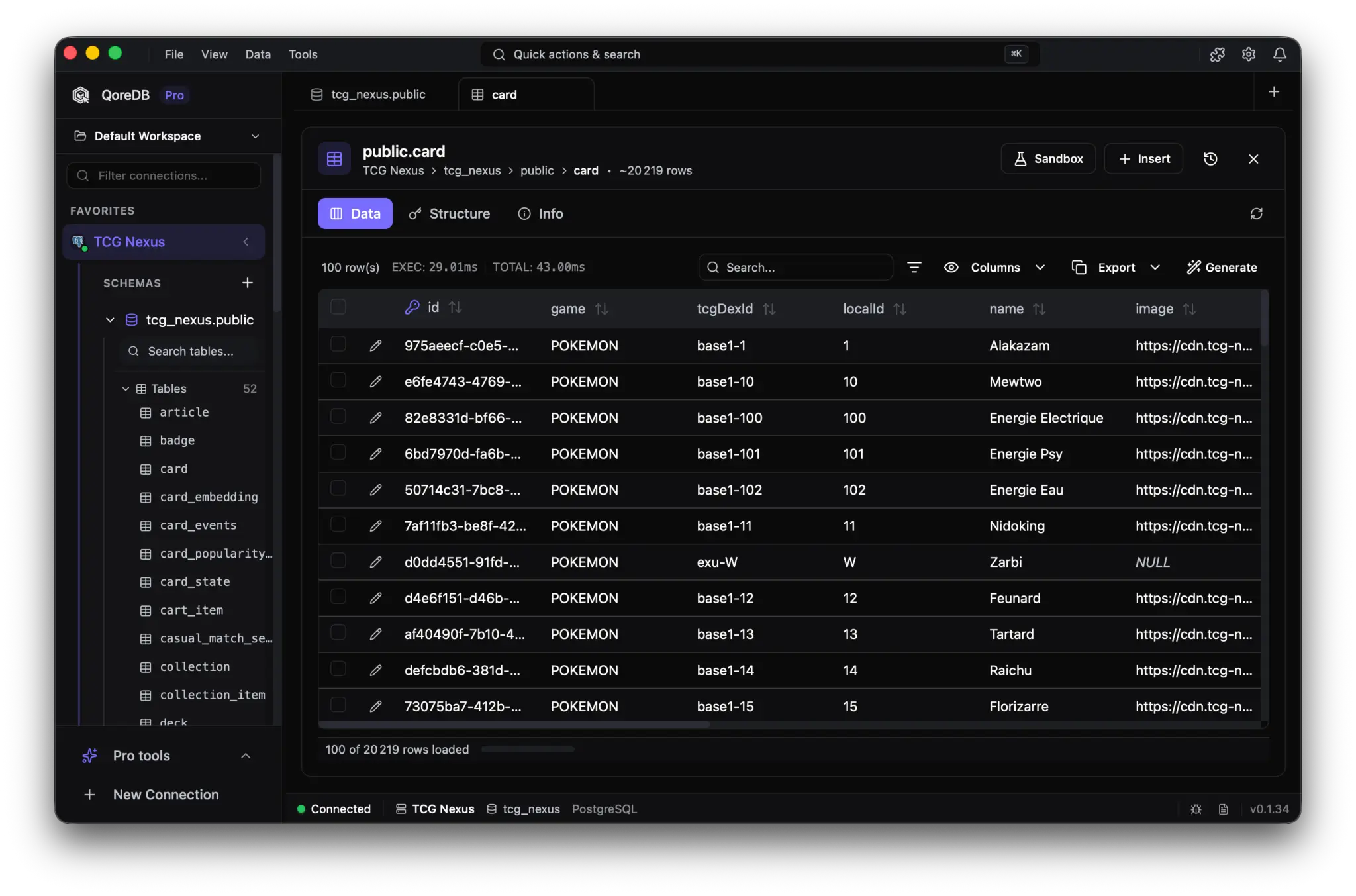 QoreDB SQL Editor